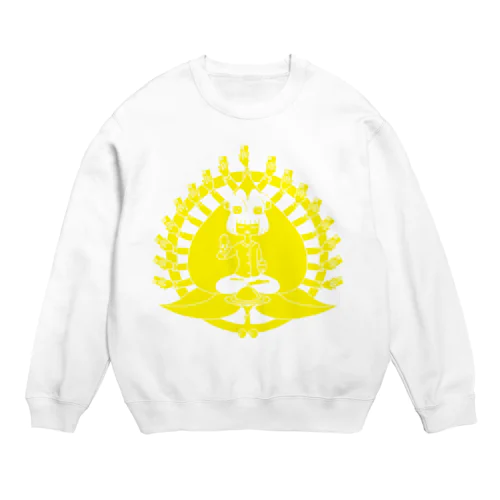 美味い飯如来 Crew Neck Sweatshirt