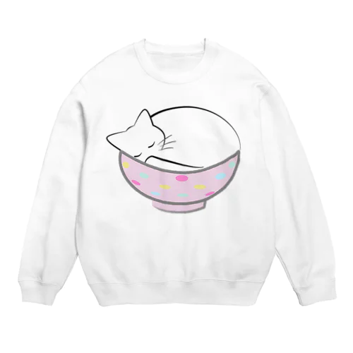 ねこ丼 Crew Neck Sweatshirt