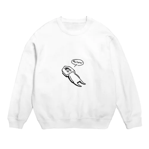 角行の出番 Crew Neck Sweatshirt