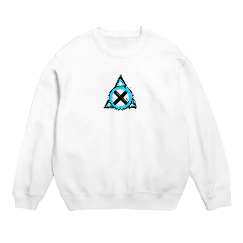 ドット絵ロゴマーク Crew Neck Sweatshirt