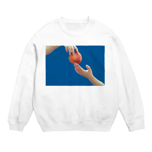 peach Crew Neck Sweatshirt