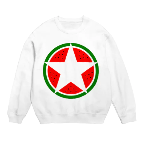 Suica star Crew Neck Sweatshirt