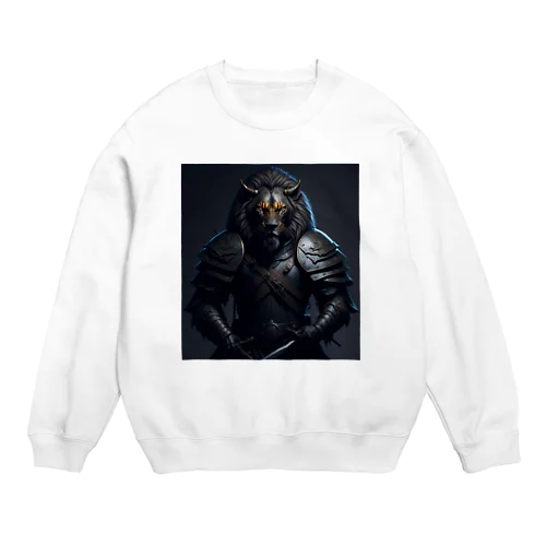 百獣の王ライオン侍 Crew Neck Sweatshirt