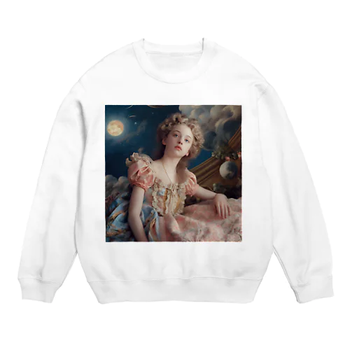 au clair de la lune Crew Neck Sweatshirt