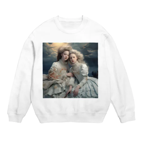 au clair de la lune Crew Neck Sweatshirt