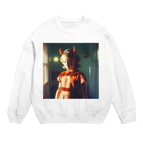 あくまちゃん Crew Neck Sweatshirt