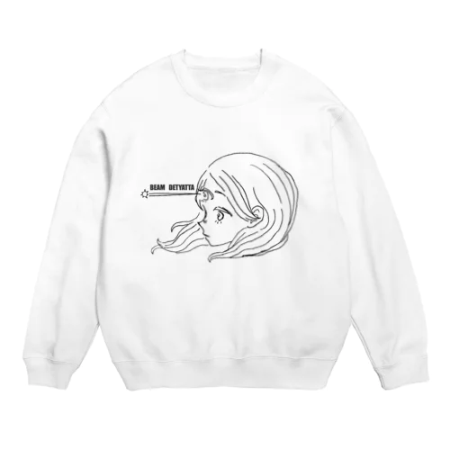 みつめビームガール Crew Neck Sweatshirt