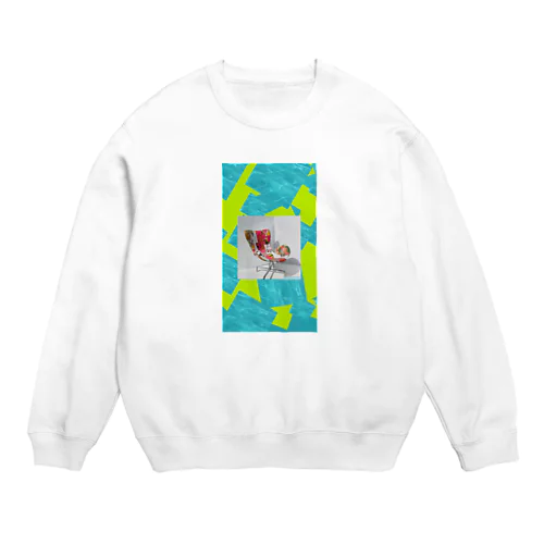 ✨💕モテ社長の椅子💕✨ Crew Neck Sweatshirt