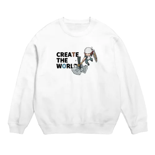 CREATE THE WORLD Crew Neck Sweatshirt