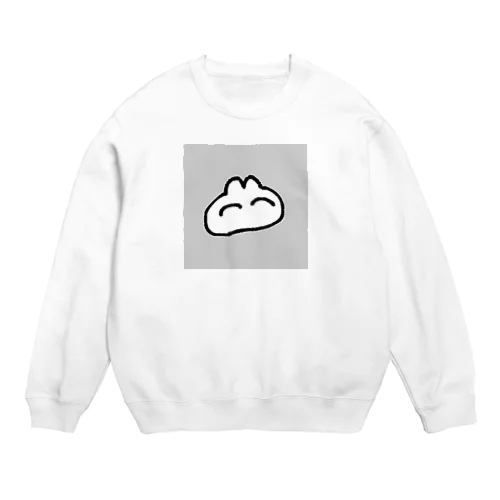 肉まんうさぎ Crew Neck Sweatshirt