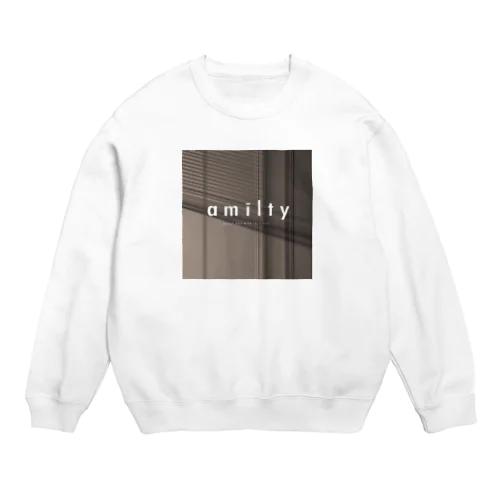 シンプルお洒落ロゴデザイン Crew Neck Sweatshirt