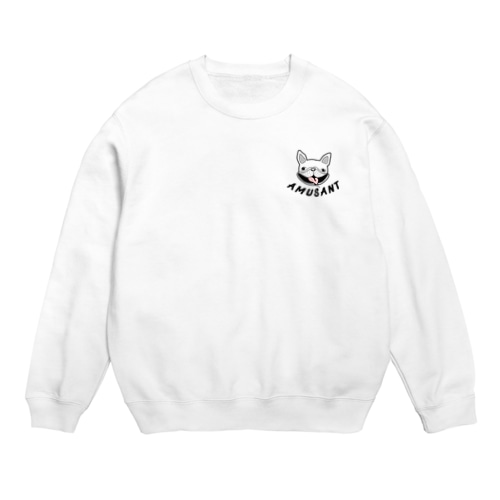イケてるフレブル  黒文字ver Crew Neck Sweatshirt
