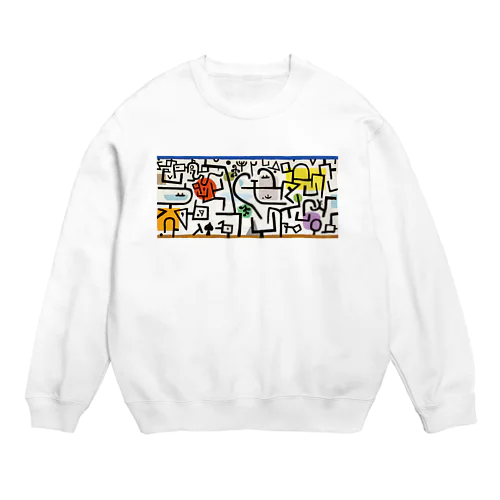 パウル・クレー「リッチ・ポート」 Crew Neck Sweatshirt