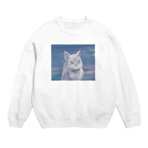 シロネコ Crew Neck Sweatshirt