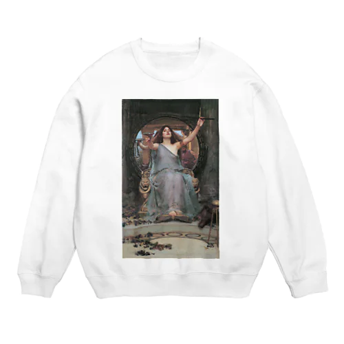 オデュッセウスに杯を差し出すキルケ / Circe Offering the Cup to Ulysses Crew Neck Sweatshirt