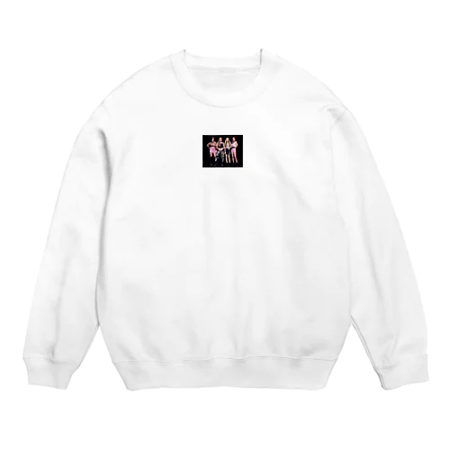 black pink Crew Neck Sweatshirt