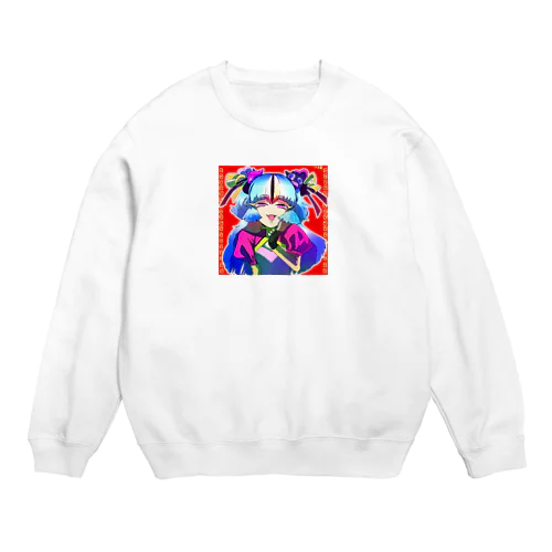 1000年生きてるロリババア Crew Neck Sweatshirt