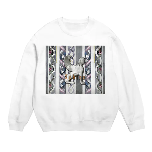 リボンと花の模様　ストライプ◆ＳＰＨＩＮＸ Crew Neck Sweatshirt