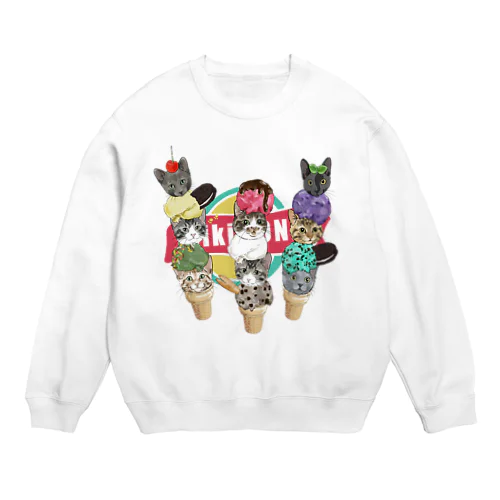 muchaguraainima ice Crew Neck Sweatshirt