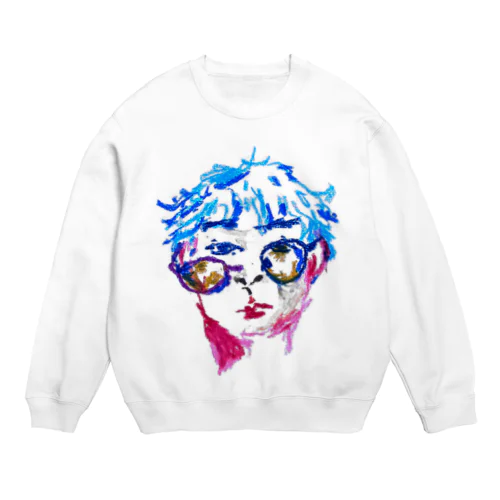 Broken glasses Crew Neck Sweatshirt