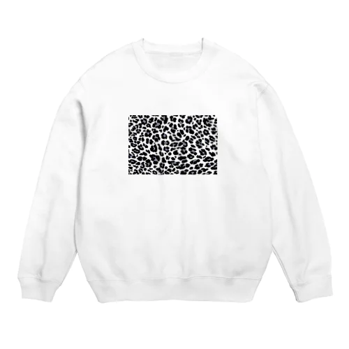 hyo-gara_white Crew Neck Sweatshirt