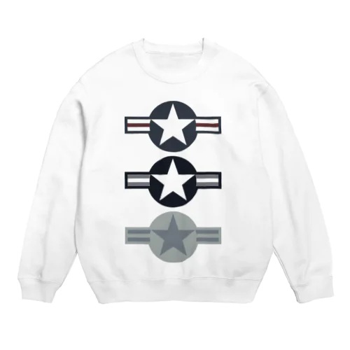 米軍航空機識別マーク Crew Neck Sweatshirt