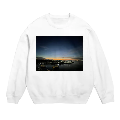 シンガポールの海 Crew Neck Sweatshirt