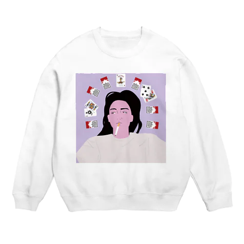 my brain Crew Neck Sweatshirt