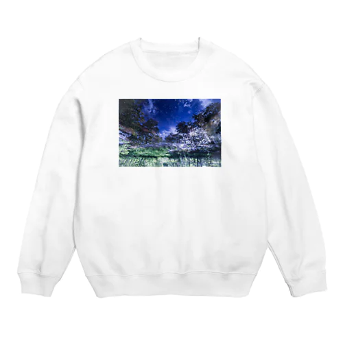 水面に注ぐ光 Crew Neck Sweatshirt