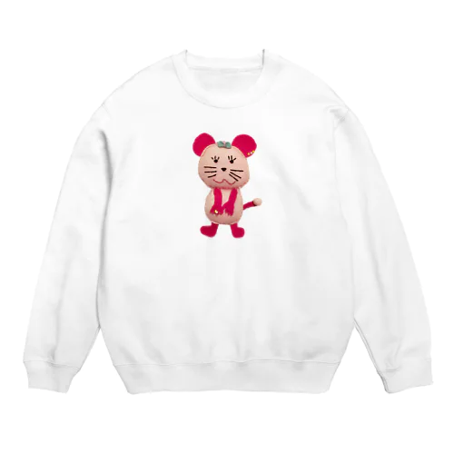 オカンがつくったネズミ・ちゅーこちゅーこ（全身） Crew Neck Sweatshirt