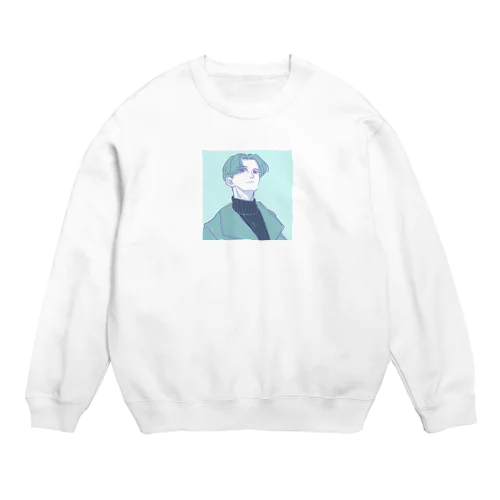 寒色男の子 Crew Neck Sweatshirt