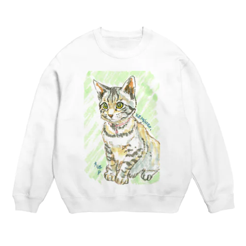 子猫ケンケン Crew Neck Sweatshirt