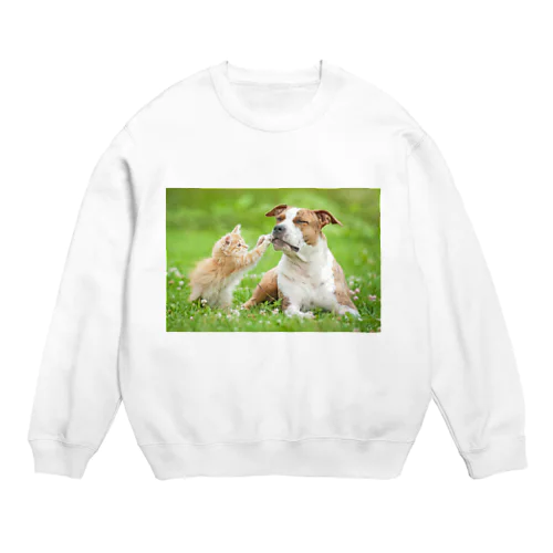 鼻パンチ！ Crew Neck Sweatshirt