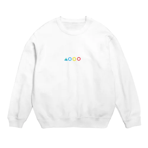 アンドロイドみたいな近未来風アイコン Crew Neck Sweatshirt