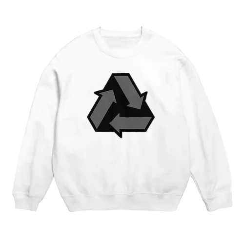 りさいくるまーく Crew Neck Sweatshirt