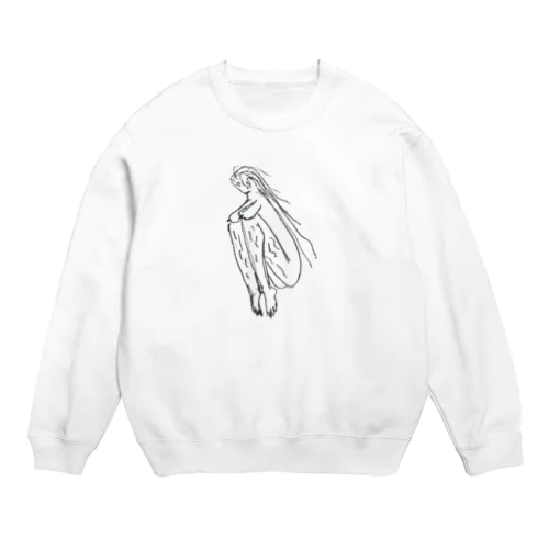 女 Crew Neck Sweatshirt