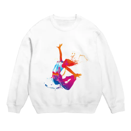 Dance_color Crew Neck Sweatshirt