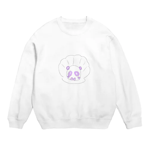 貝がらにぱんだ。 Crew Neck Sweatshirt