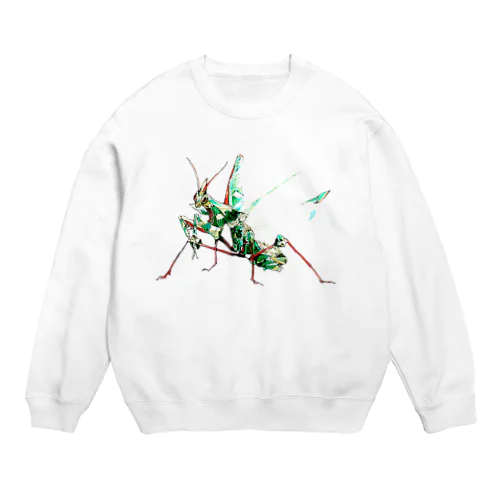 ニセハナマオウカマキリ Crew Neck Sweatshirt