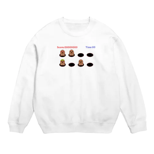 モグラゲーム Crew Neck Sweatshirt