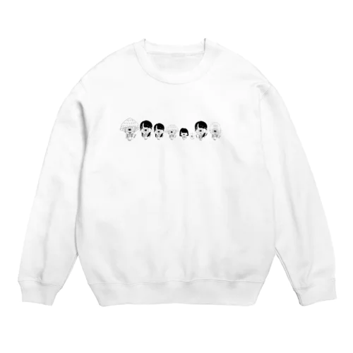 👁隻くん(Seki-kunn)~ALL~👁 Crew Neck Sweatshirt