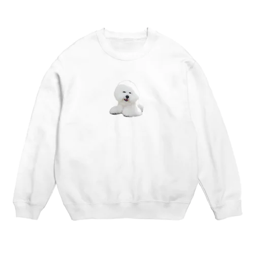 ビションフリーゼのみぞれくん Crew Neck Sweatshirt