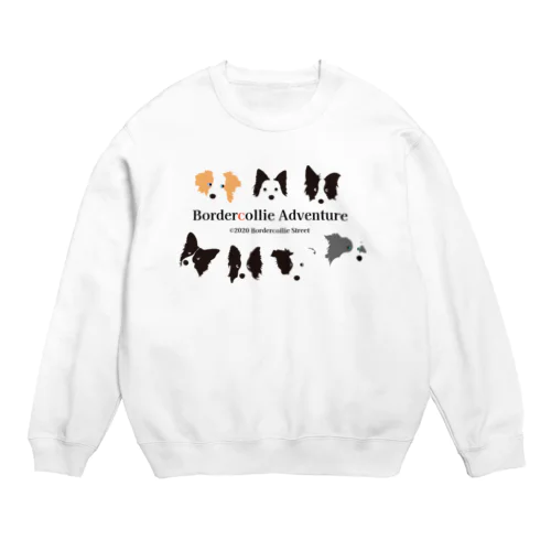 7 Border Collies-1 Crew Neck Sweatshirt