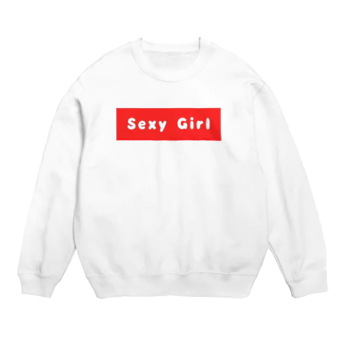 Sexy Girl シリーズ Crew Neck Sweatshirt