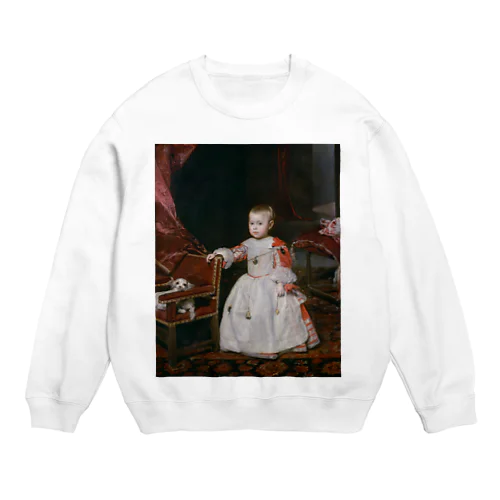 皇太子フェリペ・プロスぺロの肖像 / Portrait of Prince Philip Prospero Crew Neck Sweatshirt