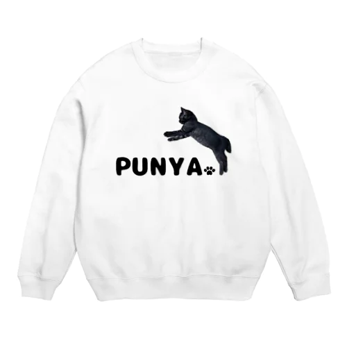 保護猫にゃんチビ Crew Neck Sweatshirt