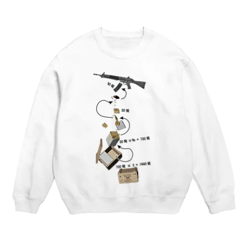 89式小銃弾薬 Crew Neck Sweatshirt