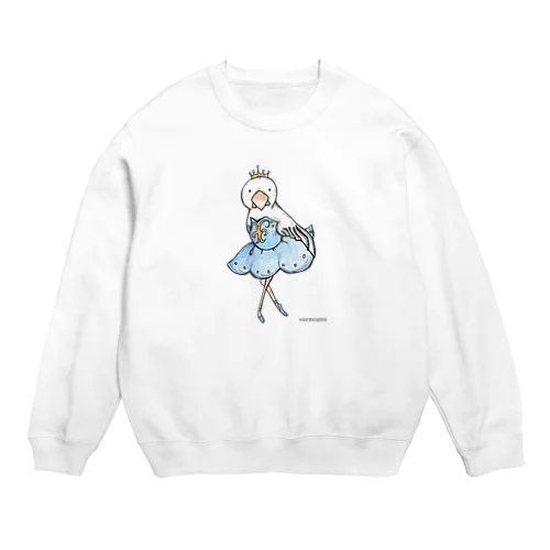 フロリナ王女を演じる文鳥 Crew Neck Sweatshirt