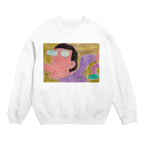 おどろきトビダシクン Crew Neck Sweatshirt