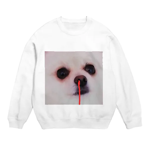 かわいい犬 Crew Neck Sweatshirt